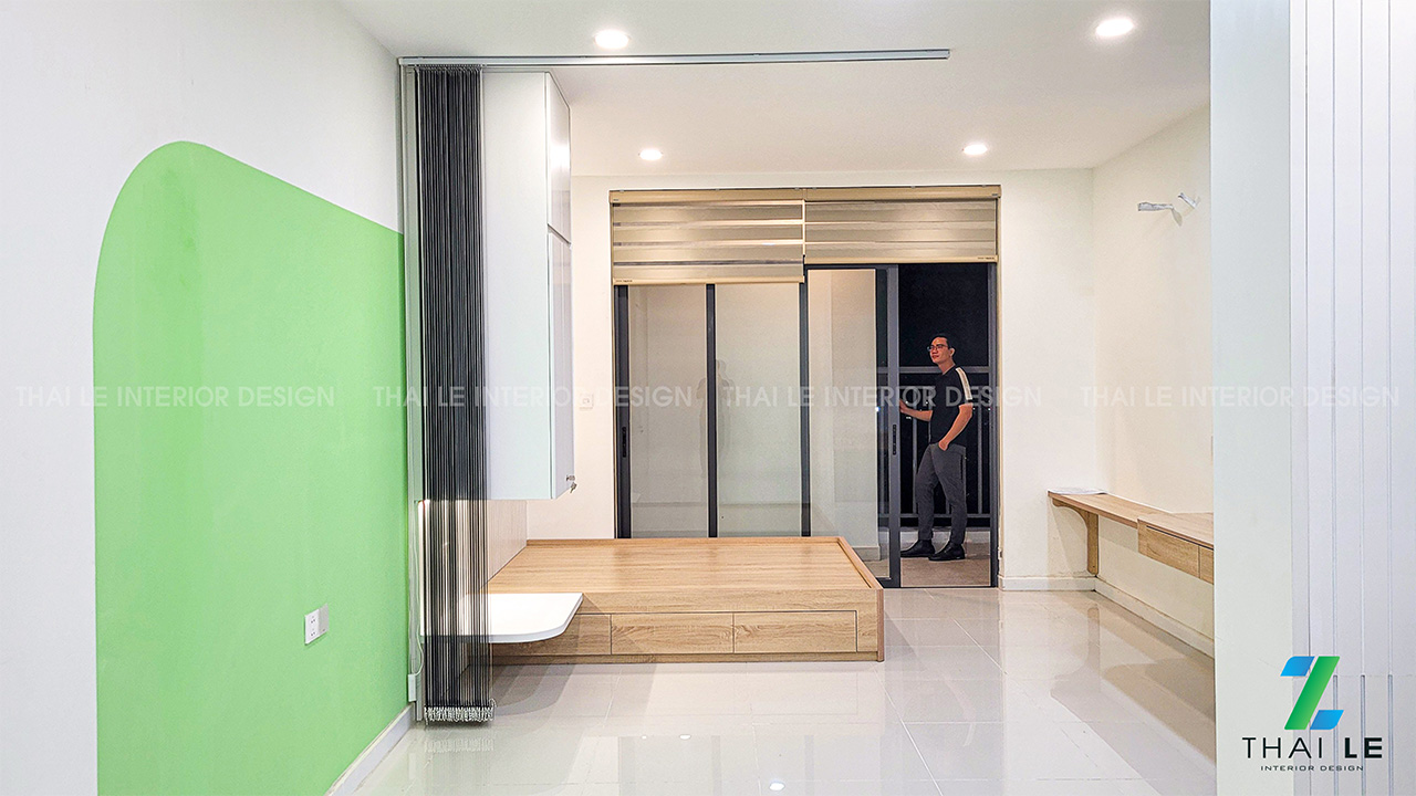 Thi công nội thất căn hộ Central Premium Q8 - B0820 - 49m2